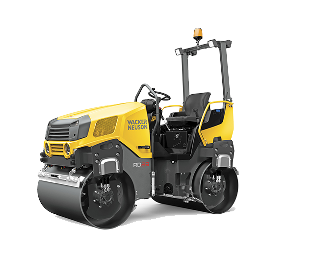 Gros rouleau compacteur à double tambour