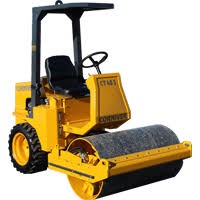 Petit rouleau compacteur à roue